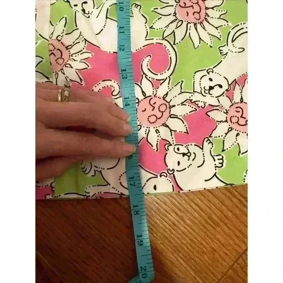 Vintage Lilly Pulitzer Skirt French Fried Size 8 Pink Panther White Label - Picture 6 of 7